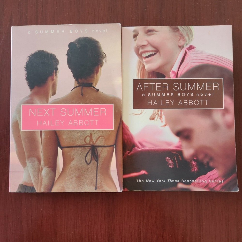 Hailey Abbott Summer Boys Novel Set